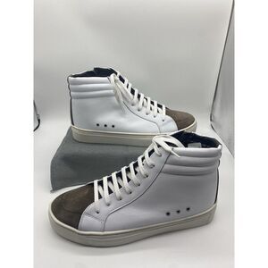 The Flexx Womens High Top Sneakers Shoes Grafite‎ Suede And White Keno Size 7.5